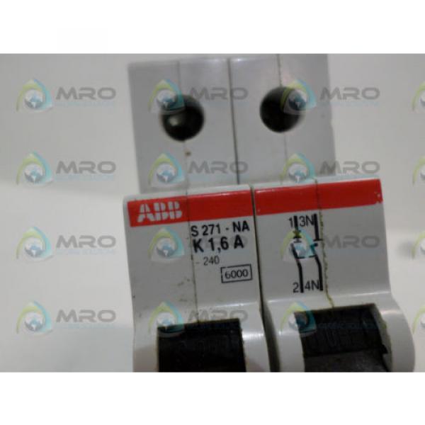 ABB S271-NAK1.6A CIRCUIT BREAKER 1.6A *USED* #4 image