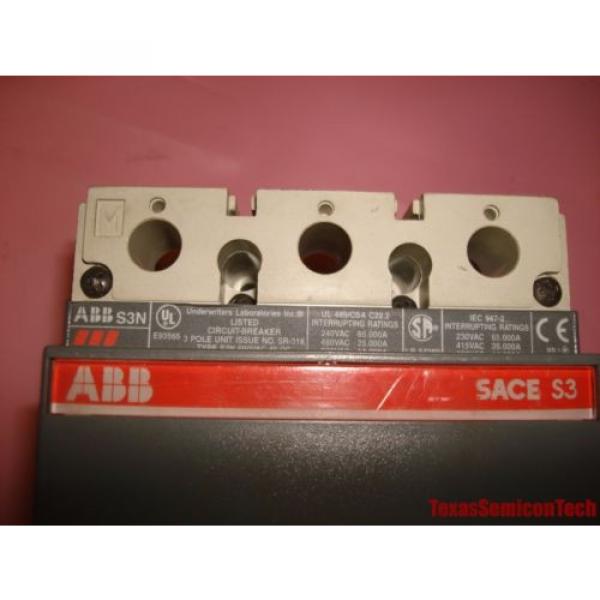 ABB SACE Isomax S3 S3N - Industrial Circuit Breaker 20A / 400VAC - 3 Pole #2 image