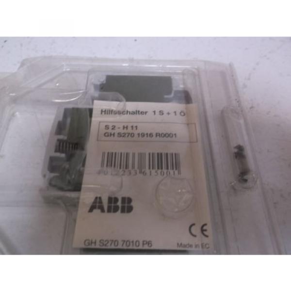 LOT OF 3 ABB S2-H11 AUXILIARY CONTACT *NEW NO BOX* #1 image