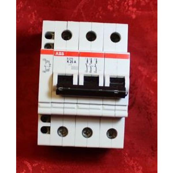 ABB K25A 25AMP CIRCUIT BREAKERS 3 POLE w S2-H CONTACT #1 image