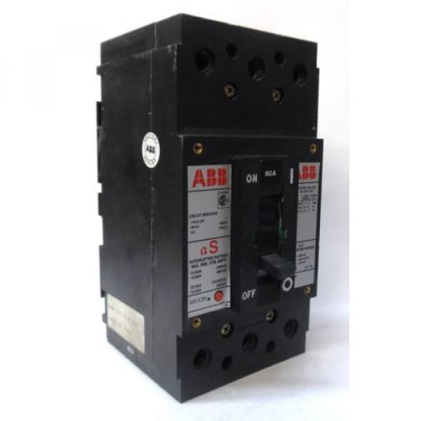 ABB, CIRCUIT BREAKER, 3 POLE, 480 VAC, UXAB727131R115 #4 image