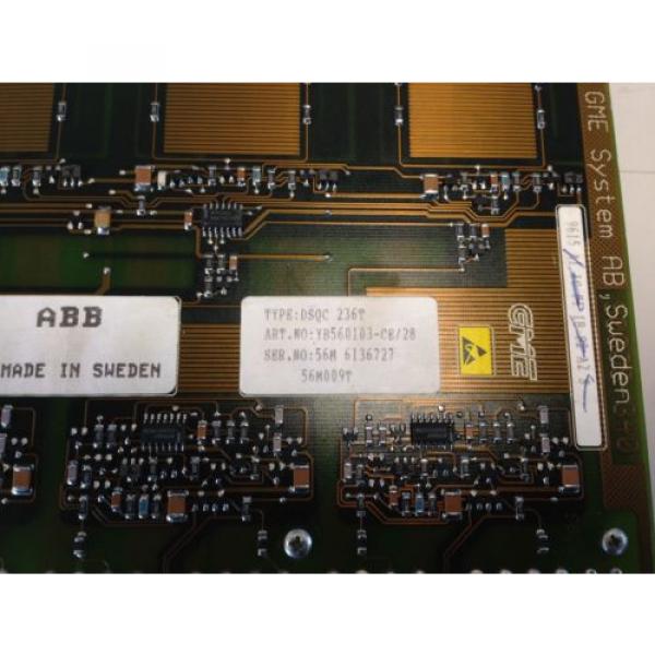 USED ABB ROBOTICS DSQC 236T ROBOT SERVO DRIVE AXIS BOARD,YB560103-CE/28 DA #2 image