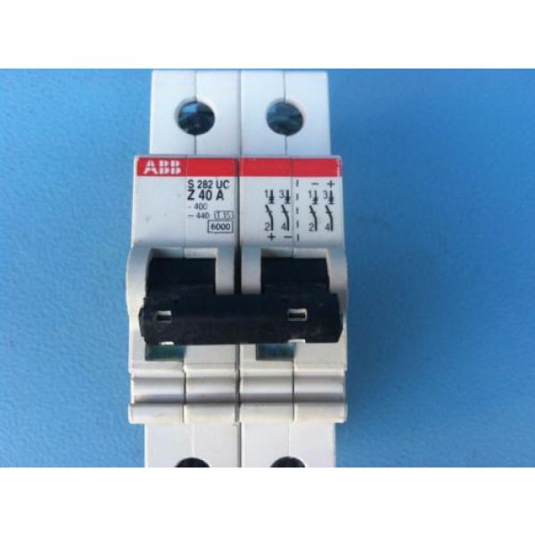 ABB   S282UC -Z40A Circuit Breaker, 2 Pole, 40 Amp, 38 #3 image