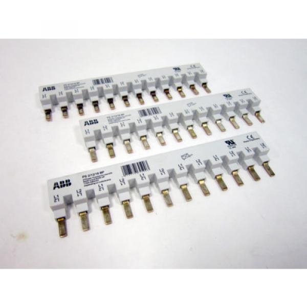 3X ABB PS2/12/16BP 12 POLE 80A BUSBAR BUS BAR - PS 2/12/16BP PS 2/12/16 BP S200 #1 image