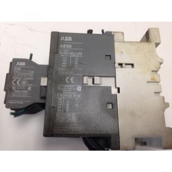 USED ABB AE50 Contactor  24VDC CA5-31E , CA5, CDL5-01  DD #2 image