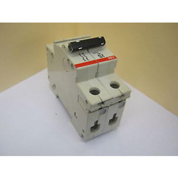 ABB S 282 K1A 2 POLE 1 AMP 277/480 VAC CIRCUIT BREAKER #1 image