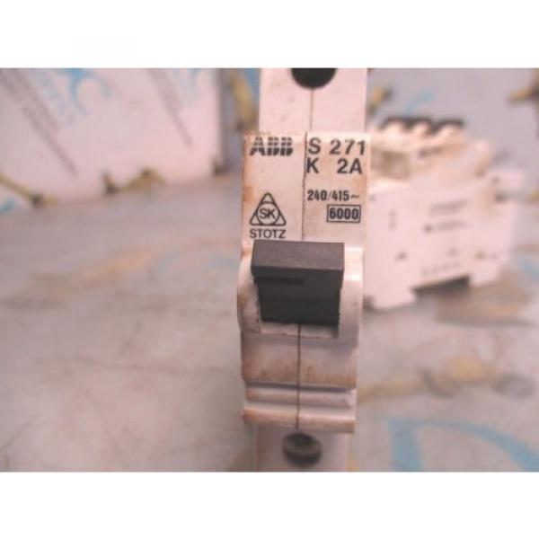 ABB S272 K 4A S271 K 6A S271 K 2A  CIRCUIT BREAKERS LOT OF 3 #7 image