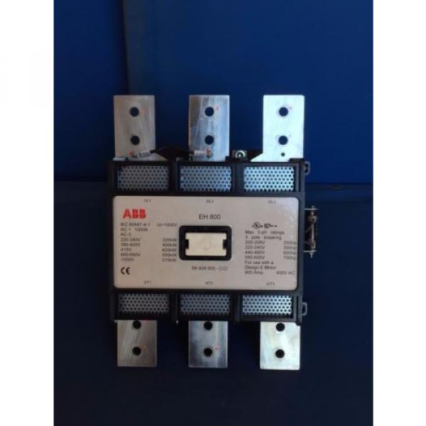 ABB EH-800 SK828-005 1000A 1000V 3PH CONTACTOR #1 image