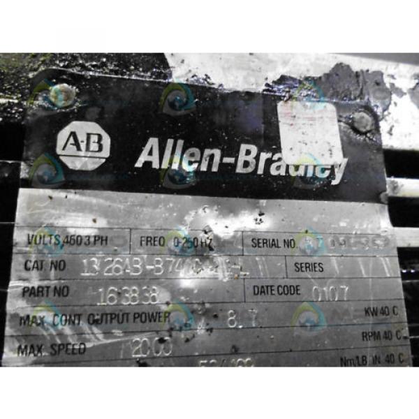 ALLEN BRADLEY 1326AB-B740C-21-L SERVO MOTOR *USED* #2 image