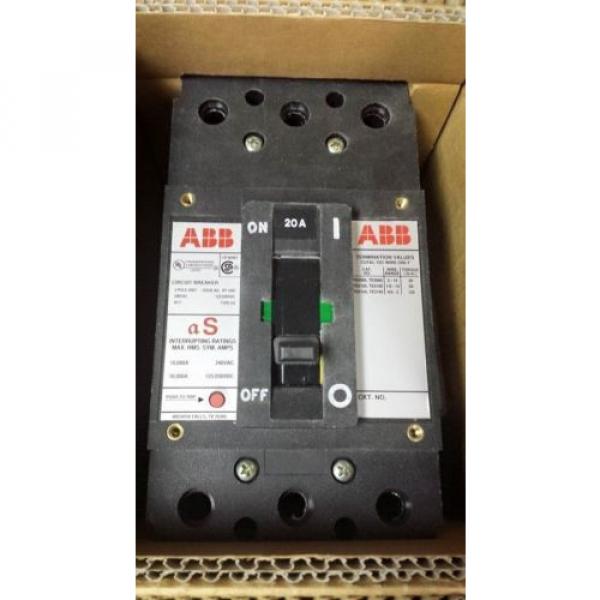 ABB UXAB727131R103 ES ESB23020L 20A CIRCUIT BREAKER   B44 #2 image