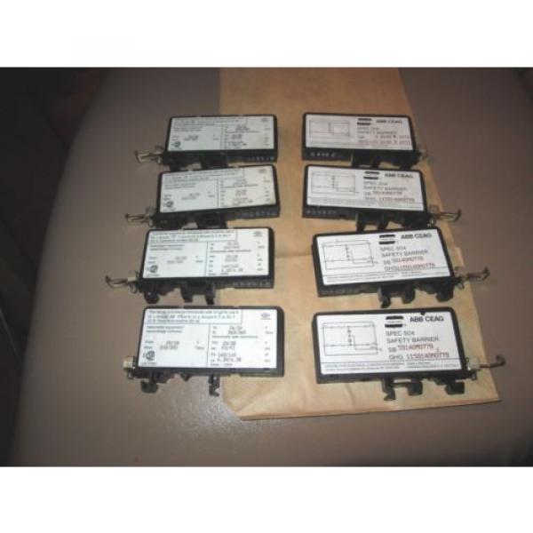 CROUSE-HINDS ABB CEAG SPEC 504 SAFETY BARRIER 1159140M0779 LOT OF 8 USED (TT4-2) #1 image