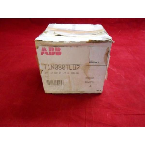 New Boxed ABB T1N080TL U7 Molded Case Circuit Breaker 3P 80A 480V #4 image