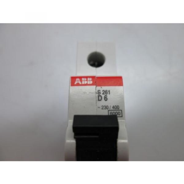 ABB S261-D6 Circuit Breaker 277/480VAC, 6A #2 image