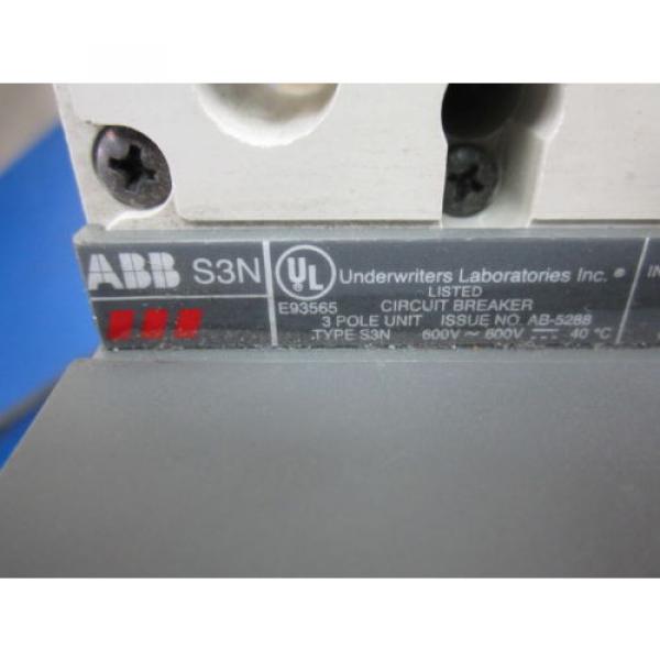 ABB SACE S3 S3N Nr. AF10120725 Aux. 3a 400v AC #3 image