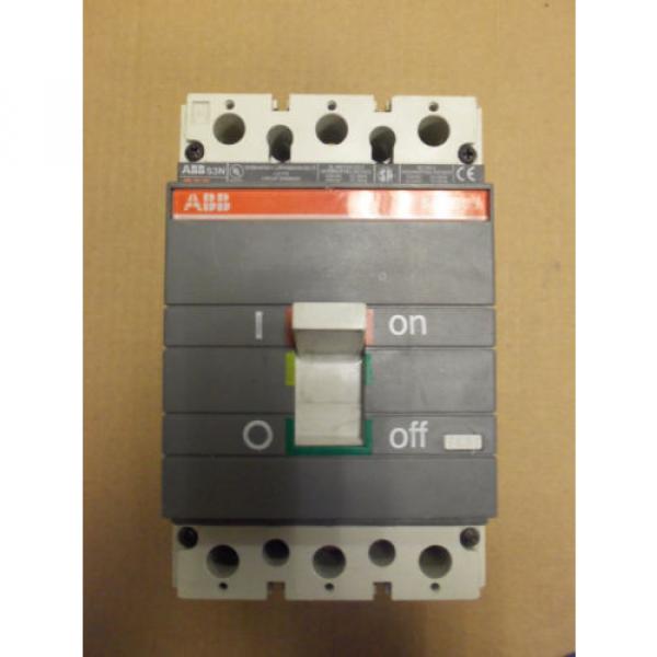 ABB S3N SACE S3 3 POLE 60 AMP CIRCUIT BREAKER AUX 3 amp 400v AB00361670 #1 image