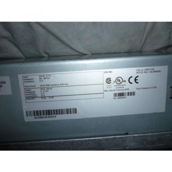 ABB  Power supply ACX550-U0-031A-4 #9 image