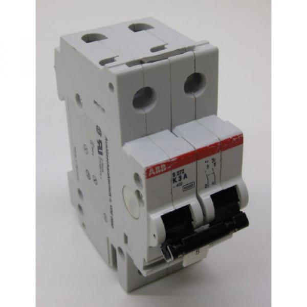 ABB MINI CIRCUIT BREAKER TYPE K TWO POLE 3A S272-K3 #1 image