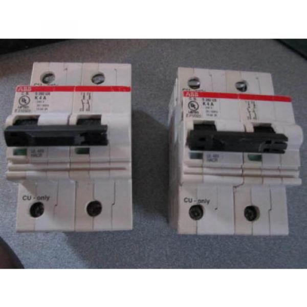 ABB S282-UX K4 A Circuit Breaker 2 Pole Unit #1 image