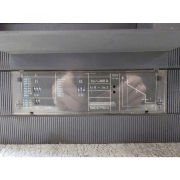 ABB 800 AMP BREAKER S6N, TRIP SACE PR211 (USED) #3 image