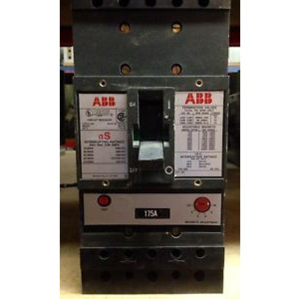 Type JS ABB Circuit Breaker 175A 3 Pole with 120V Shunt #1 image