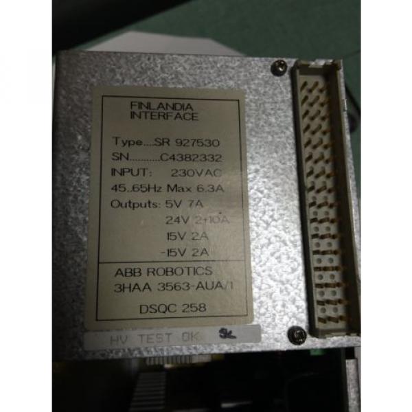 USED ABB DSQL-258,SR927530, 3HAA 3563-AUA/I ROBOTIC FINLANDIA INTERFACE BZA #2 image