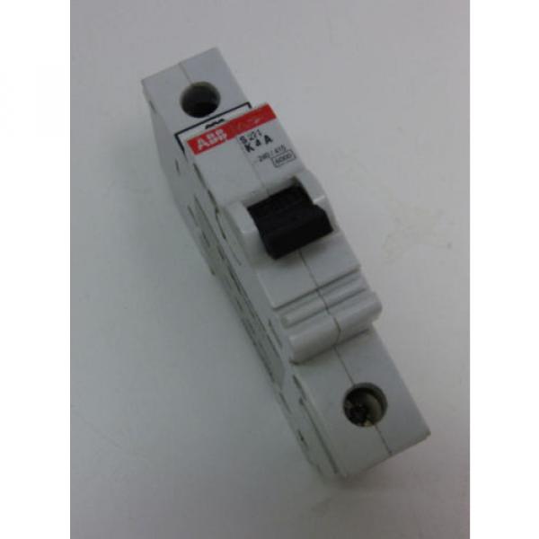 ABB MINI CIRCUIT BREAKER TYPE K SINGLE POLE 4A S271-K4 #1 image