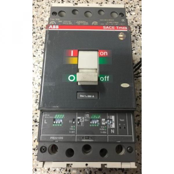 ABB SACE Tmax T4N250 Circuit Breaker - 250 Amp, 3 Pole, 600 Volts #1 image