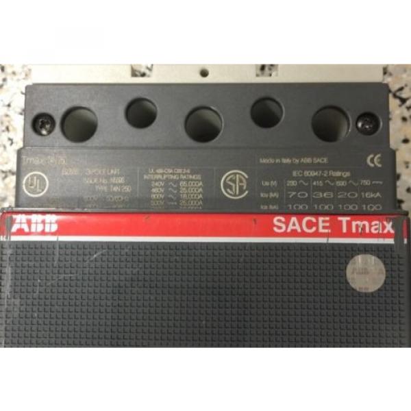 ABB SACE Tmax T4N250 Circuit Breaker - 250 Amp, 3 Pole, 600 Volts #8 image