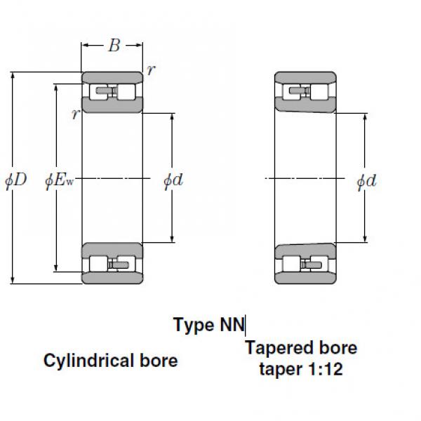 Bearings Cylindrical Roller Bearings NN3052 #2 image