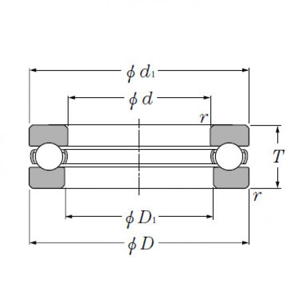 Bearing 51168 #1 image