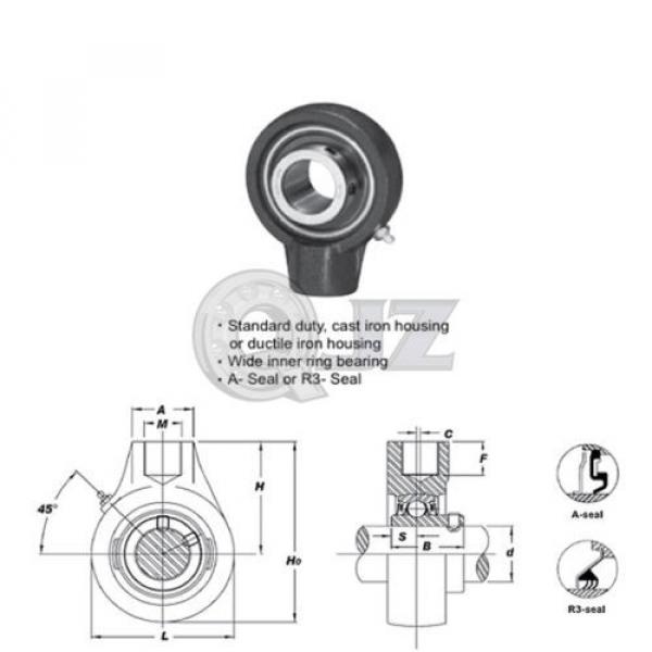 1 in Hanger Units Cast Iron UCHA205-16 Mounted Bearing UC205-16+HA205 New QTY:1 #4 image