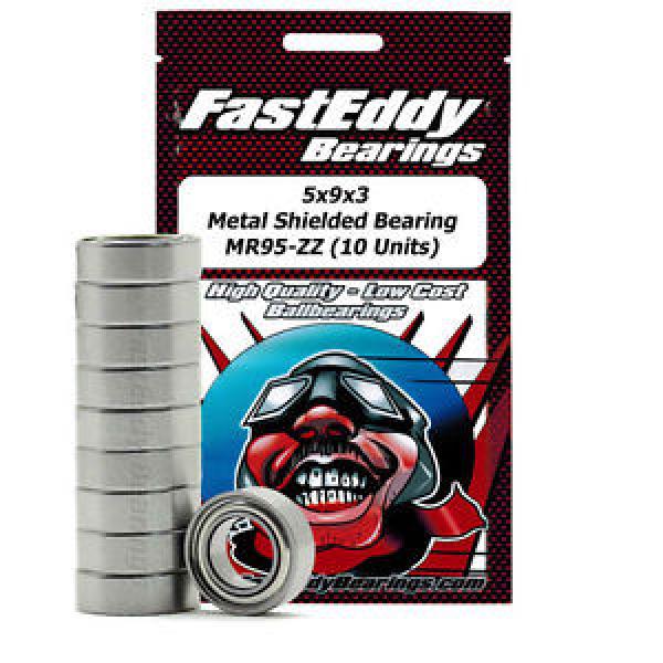 5x9x3 Metal Shielded Bearing MR95-ZZ (10 Units) #1 image