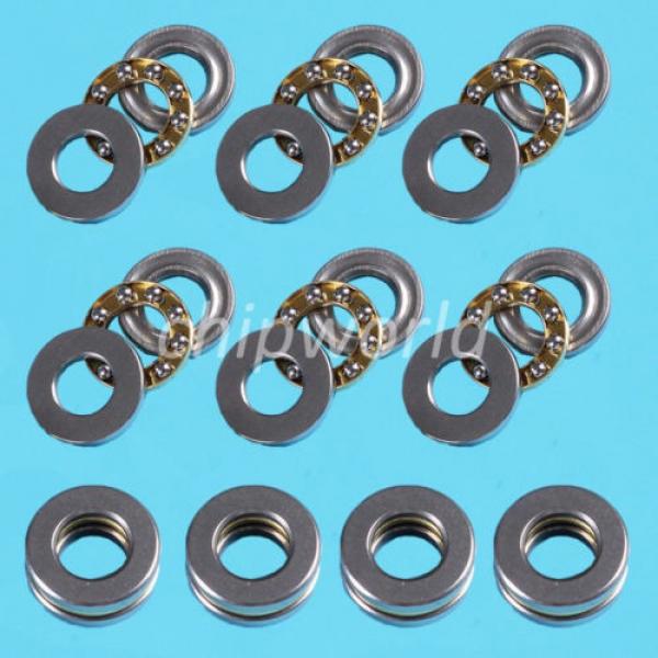 10PCS F6-12M Thrust Ball Bearings Thrust Bearing 6*12*4.5mm Axial Ball #1 image