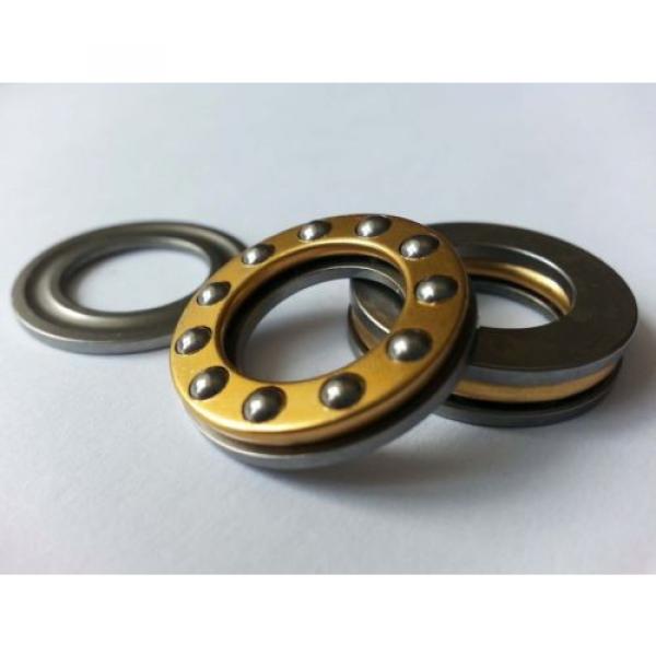 10Pcs F2.5-6M Axial Ball Thrust Bearings 2.5mm x 6mm x 3mm #2 image