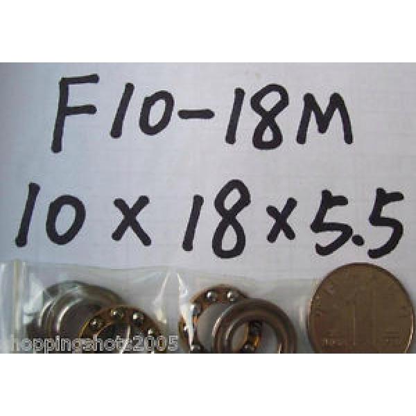 (10) 10 x 18 x 5.5 F10-18M Axial Ball Thrust quality Bearing 3-Parts 10*18*5.5 #1 image