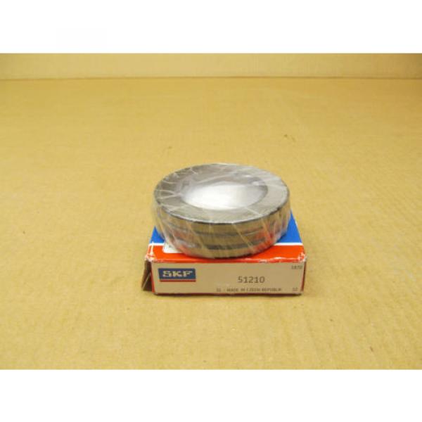 1 NIB SKF Thrust Ball Bearing 51210 BALL THRUST BEARING 50MM BORE ID X 78MM OD X 22MM WIDTH SNGL DIR #1 image