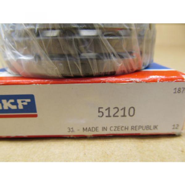 1 NIB SKF Thrust Ball Bearing 51210 BALL THRUST BEARING 50MM BORE ID X 78MM OD X 22MM WIDTH SNGL DIR #2 image