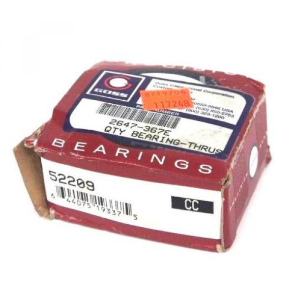 NIB COSOLIDATED BEARINGS 52209 THRUST BALL BEARING #1 image