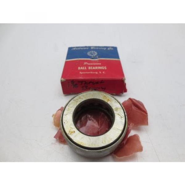 Andrews B-12 Thrust Ball Bearing, 1-3/16&#034; ID x 2-1/16&#034; OD x 3/4&#034; W #1 image