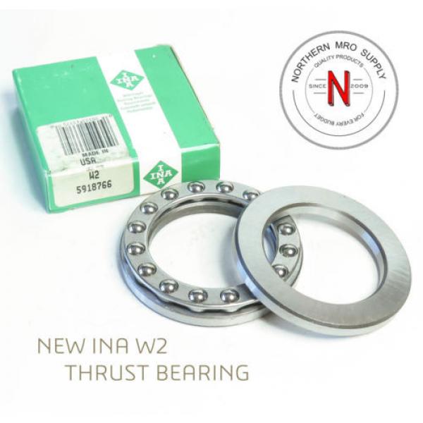 INA W2 THRUST BALL BEARING, SINGLE DIRECTION, 2.000&#034; x 2.9375&#034; x .750&#034; #1 image