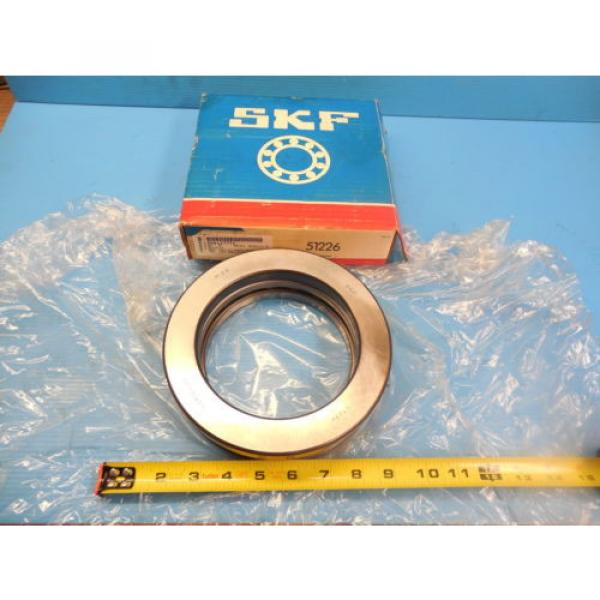 NEW SKF Thrust Ball Bearing 51226 THRUST BALL BEARING INDUSTRIAL MADE IN USA GROOVED #1 image