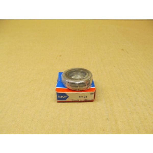 1 NIB SKF Thrust Ball Bearing 51104 BALL THRUST BEARING 10MM BORE ID 35MM OD 10MM W, SNGL DIRECTION #1 image