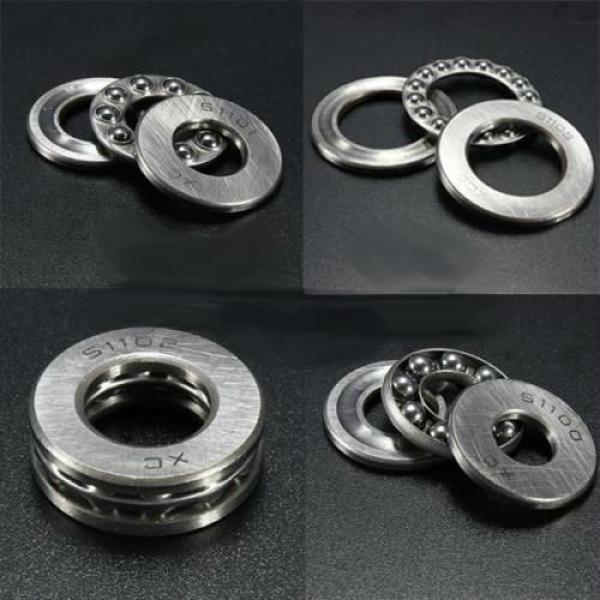 STEEL 3 PART THRUST BEARINGS BALL BEARINGS SHAFT 10MM, 12MM, 15MM, 20MM, 30MM Y #2 image