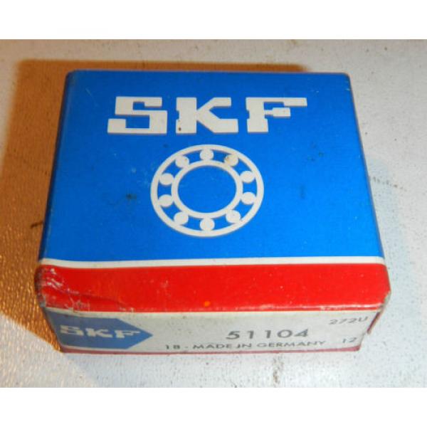 SKF Thrust Ball Bearing 51104 thrust - ball bearings / 272U / Ball bearing / NEW / ORIGINAL PACKAGE #1 image