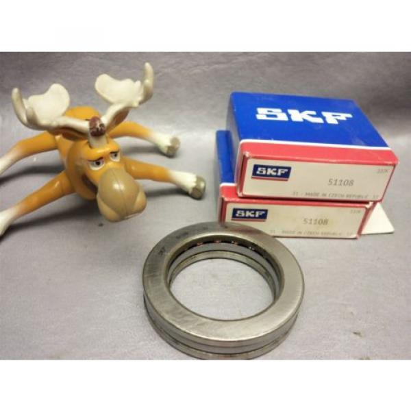 SKF Thrust Ball Bearing Bearing 51108 Thrust Ball Bearing Single Direction Lot of 2 #2 image