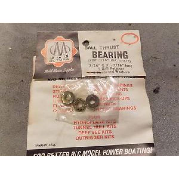 Octura Ball Thrust Bearing  7/16 OD 3/16 Dia Shaft #1 image