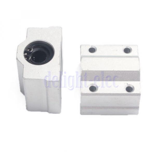 2 X SC8UU Linear Motion Ball Bearing Slide Unites Bushing 8mm SCS8UU Block DH #3 image