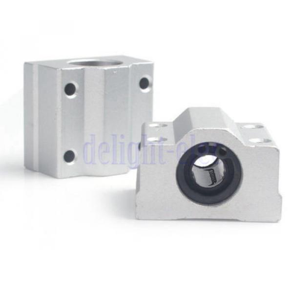 2 X SC8UU Linear Motion Ball Bearing Slide Unites Bushing 8mm SCS8UU Block DH #4 image