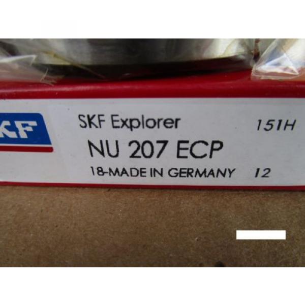 SKF NU 207 ECP, Cylindrical Roller Bearing, NU207ECP, 35 mm ID x 72 mm OD #3 image