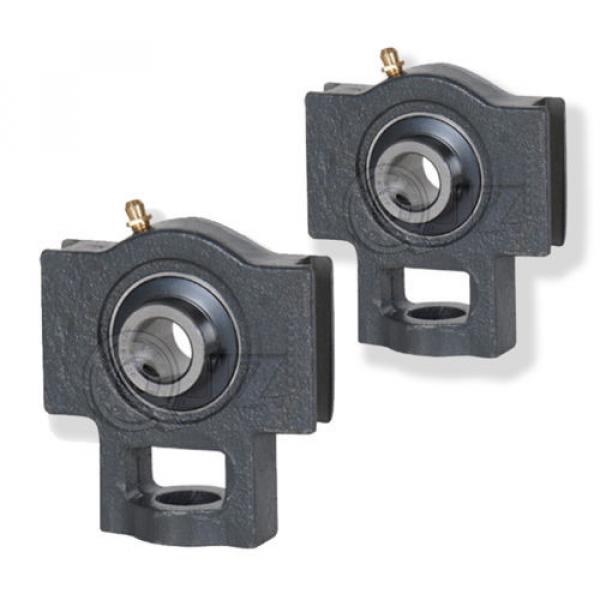 2x 2 3/16 in Take Up Units Cast Iron UCT211-35 Mounted Bearing UC211-35+T211 #1 image